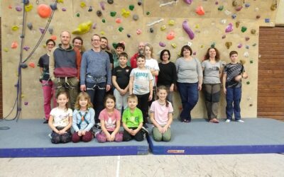 Sicherungseinweisung fürs Kinderklettern