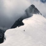 Ortler über den Hintergrat